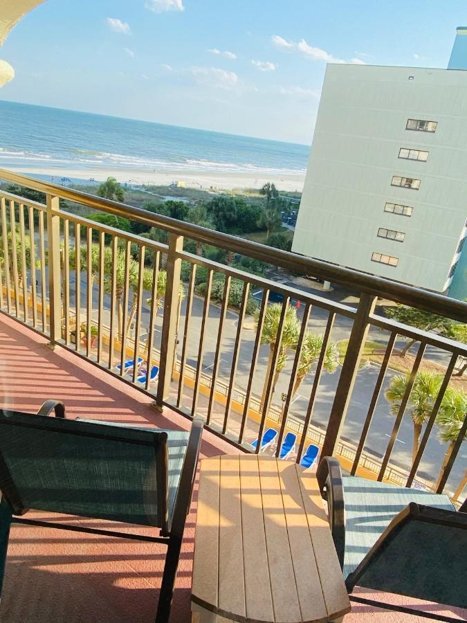 Azure Bliss Oceanfront Condo Sleeps 6 默特尔比奇 外观 照片