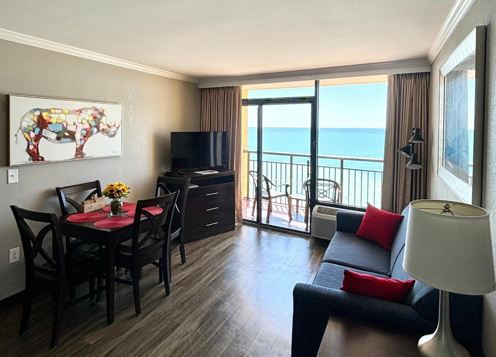 Azure Bliss Oceanfront Condo Sleeps 6 默特尔比奇 外观 照片